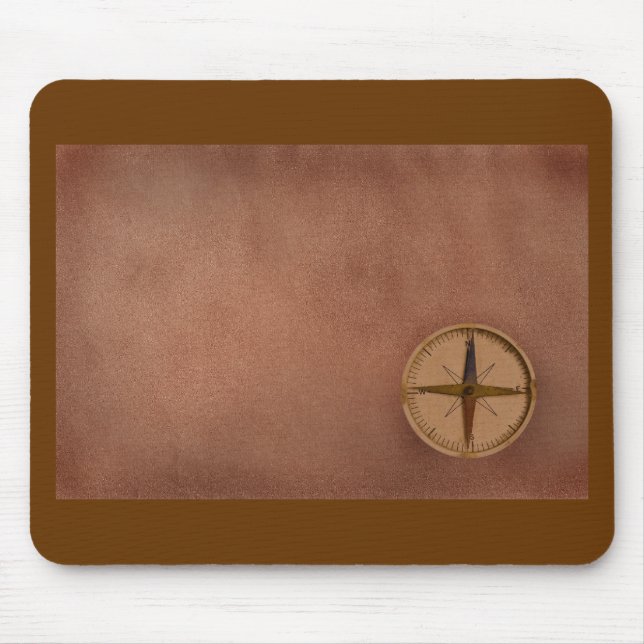 Mousepad compasso no papel velho (Frente)