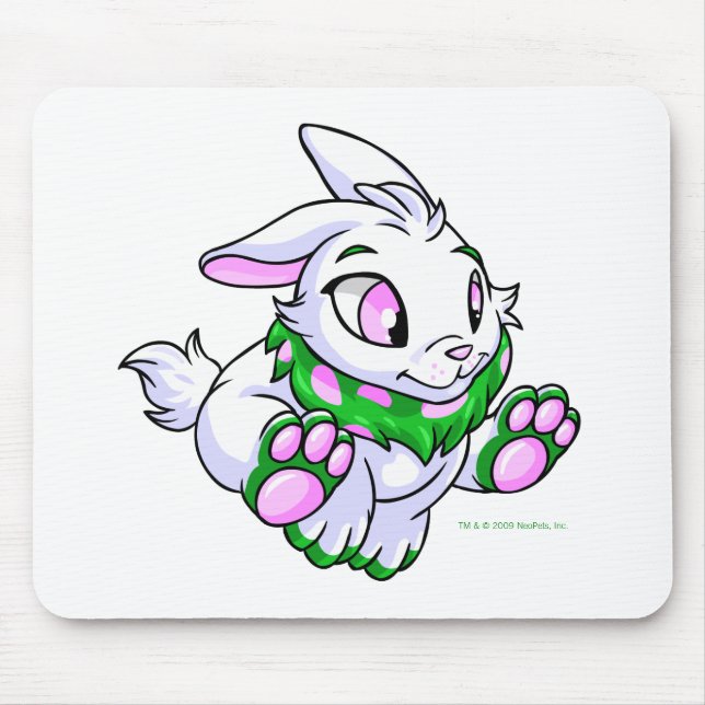 Mousepad Competindo Cybunny verde (Frente)