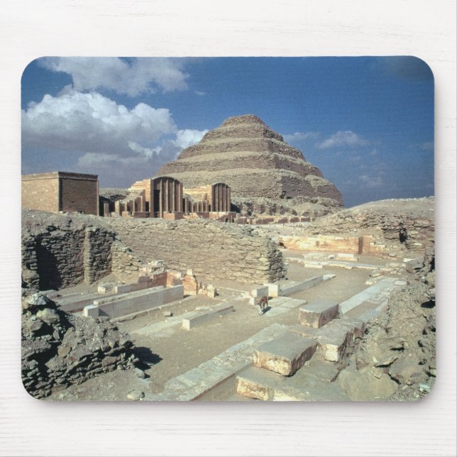 Mousepad Complexo de Djoser que inclui a pirâmide da etapa (Frente)