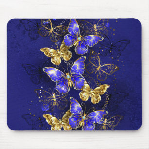 Mousepad Composição com borboletas de fogo