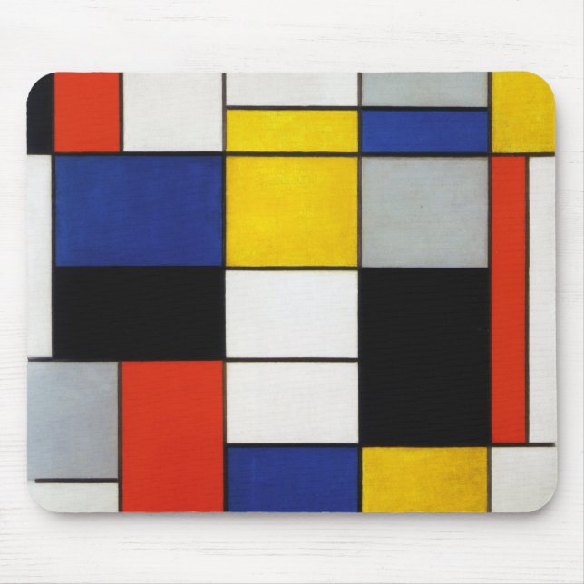 Mousepad Composição, Mondrian (Frente)