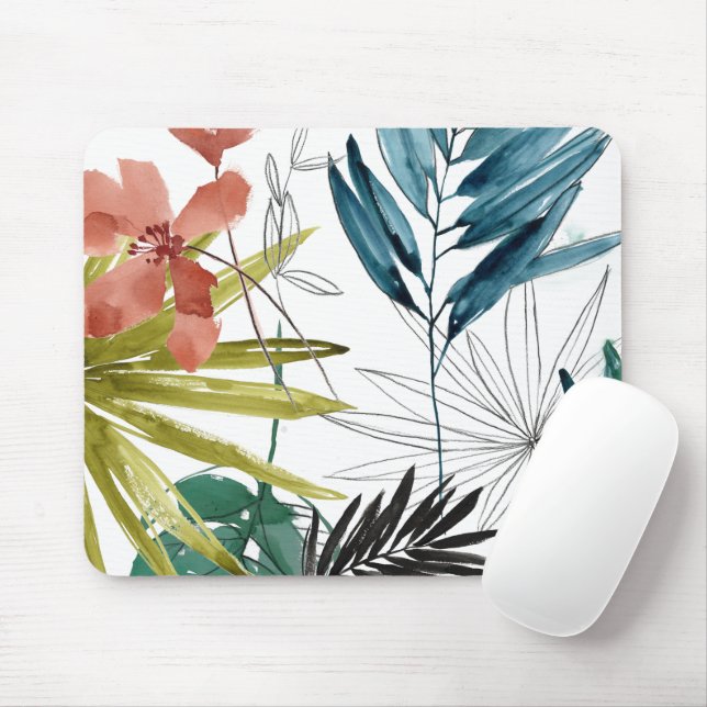 Mousepad Composição tropical (Com mouse)