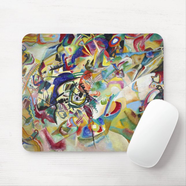Mousepad Composição VII, 1913, por Wassily Kandinsky (Com mouse)