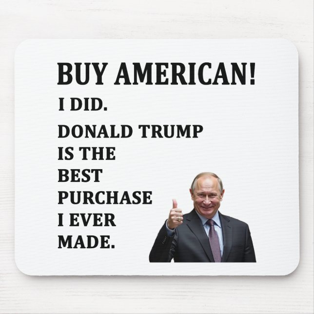 Mousepad Comprar americano (Frente)