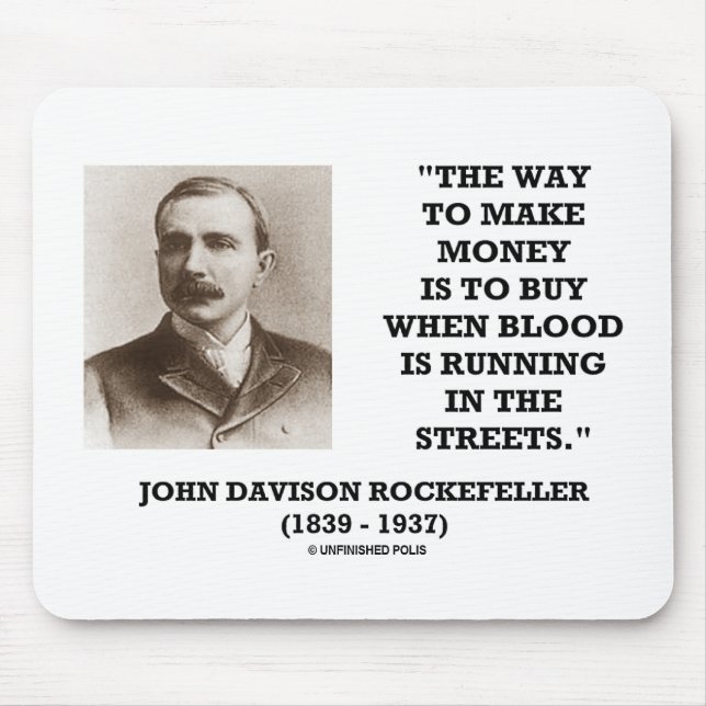 Mousepad Comprar de Rockefeller quando o sangue funcionar (Frente)