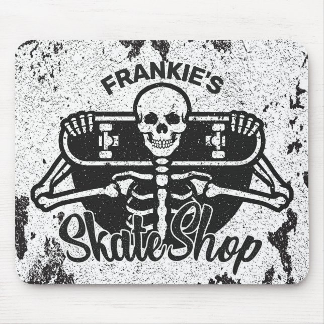 Mousepad Compro de Skate de skull Skateboard do ADD persona (Frente)