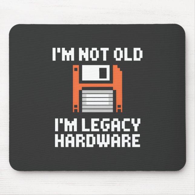 Mousepad Computador Retro de 8 Bits para Mesa de Hardware L (Frente)