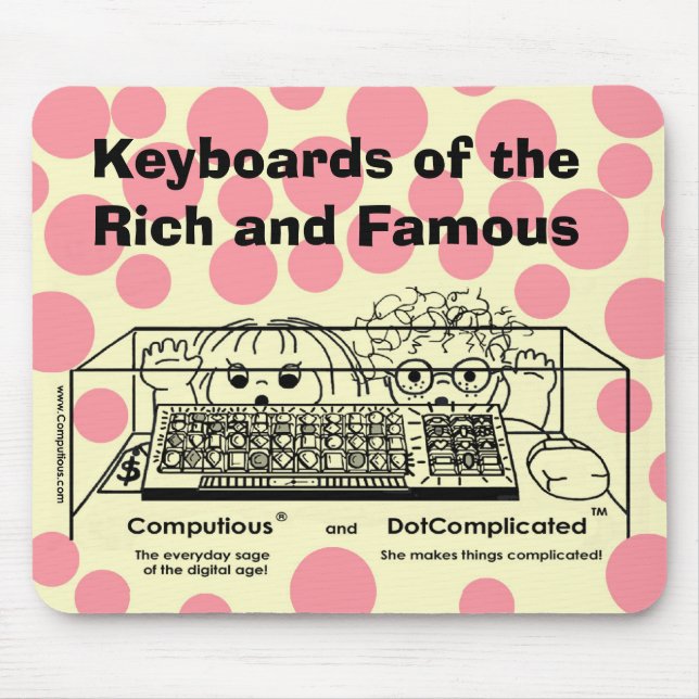 Mousepad Computious & DotComplicated (TM) Bling-Bling (Frente)