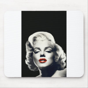 Mousepad CON24BW-V4 lábios vermelhos Marilyn em BLACK.tif