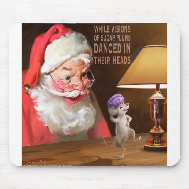 Mousepad CON32 açúcar Plums.tif do papai noel 2 (Frente)