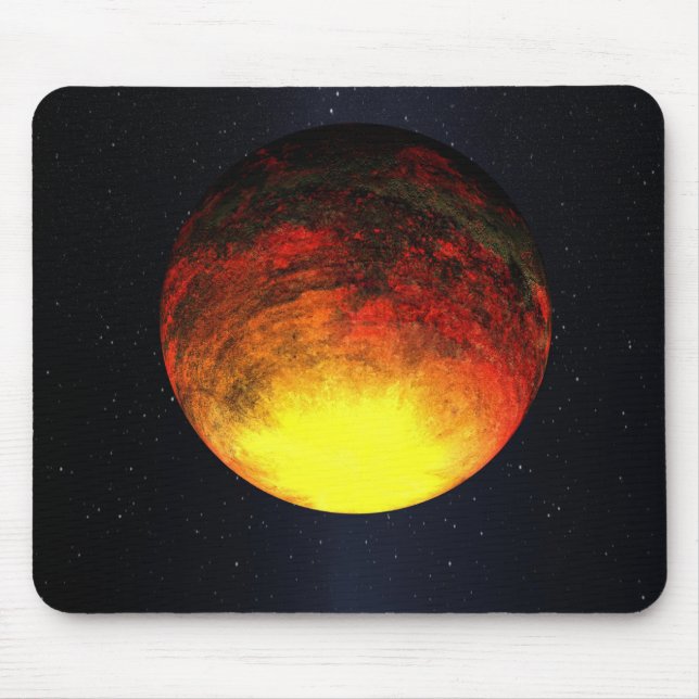 Mousepad Conceito artístico de Kepler-10b (Frente)