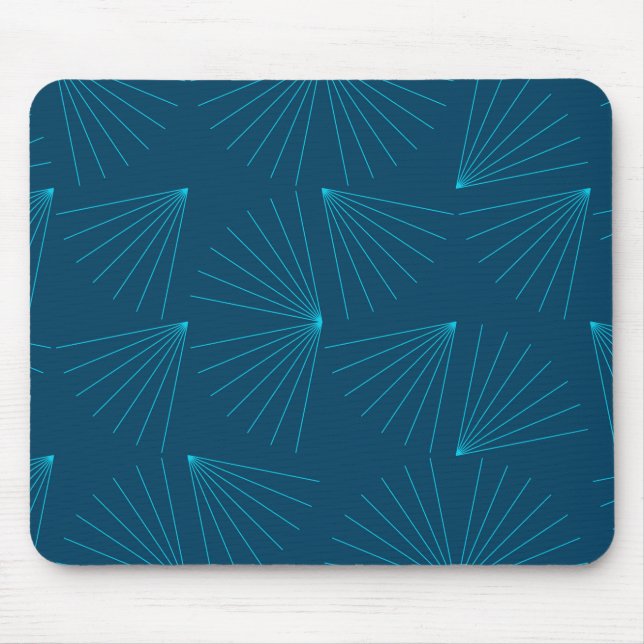 Mousepad Conceito de celebração de luz azul, moderno e simp (Frente)