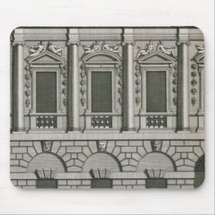 Mousepad Concepção arquitectónica que demonstra o propo