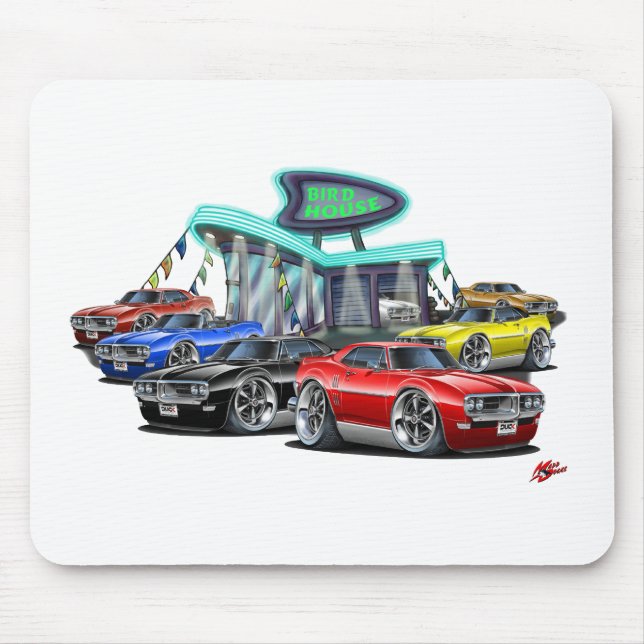 Mousepad Concessionário automóvel 1968 de Firebird (Frente)