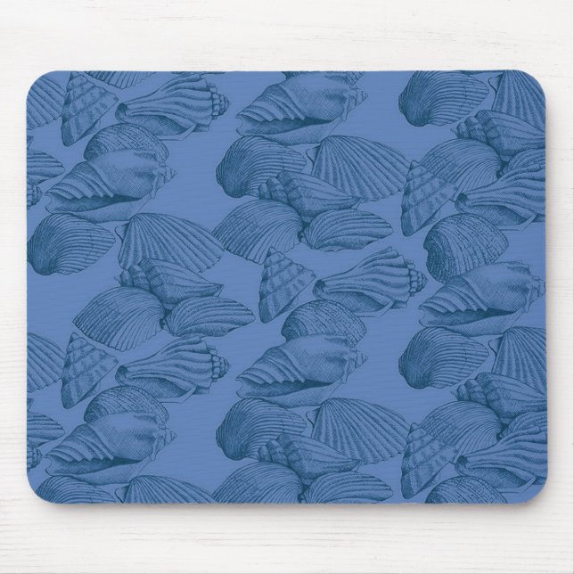 Mousepad Conchas de azul (Frente)