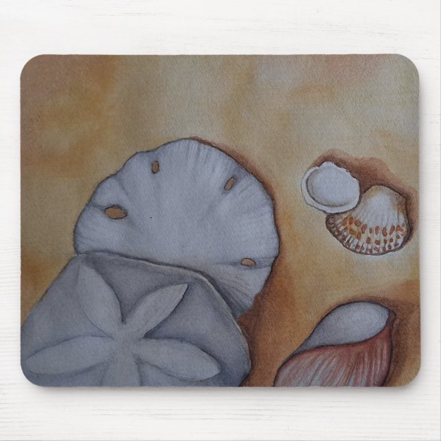 Mousepad Conchas na costa (Frente)