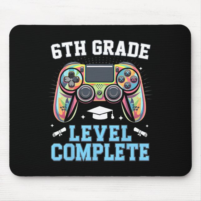 Mousepad Concluiu a 6ª Série Último Dia de Aula Gamer (Frente)