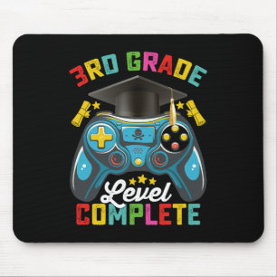 Mousepad Conclusão do Nível da 3ª Série Graduação Jogos Gam