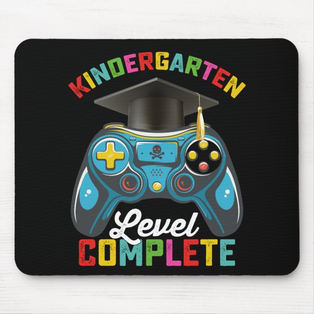 Mousepad Conclusão do Nível de Jardim de Infância Jogo de G (Frente)