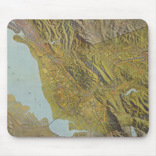 Mousepad Condado de Alameda, Califórnia (Frente)