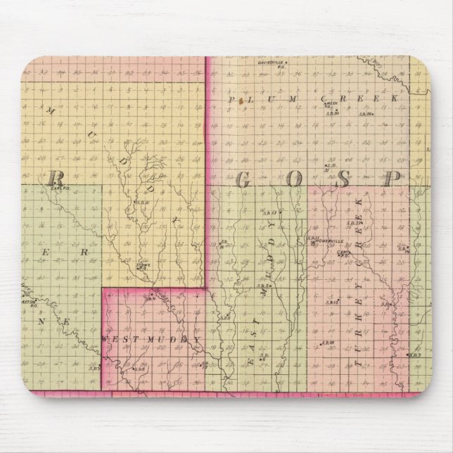 Mousepad Condado de Cuming (Frente)