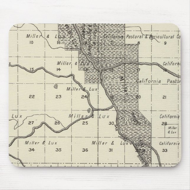 Mousepad Condado de Madera, Califórnia 6 (Frente)