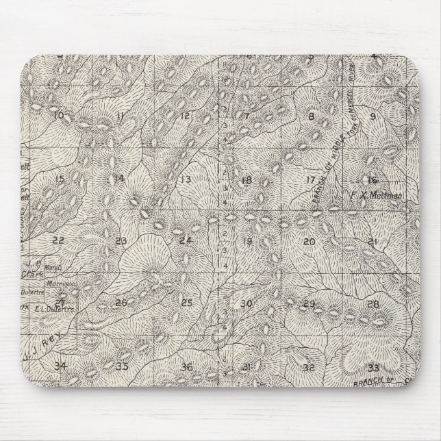 Mousepad Condado de Madera, Califórnia 7 (Frente)