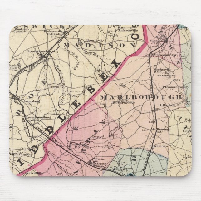 Mousepad Condado de Monmouth, NJ (Frente)