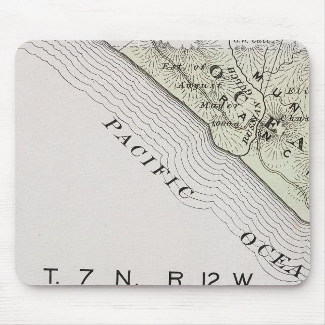 Mousepad Condado de Sonoma, Califórnia 28 (Frente)