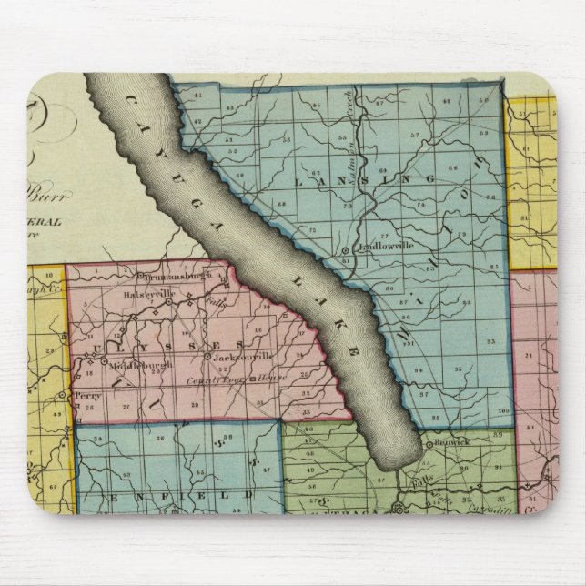 Mousepad Condado de Tompkins (Frente)