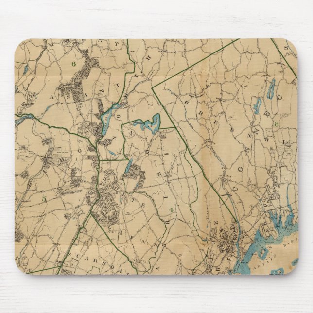 Mousepad Condado de Westchester, Nova Iorque 2 (Frente)