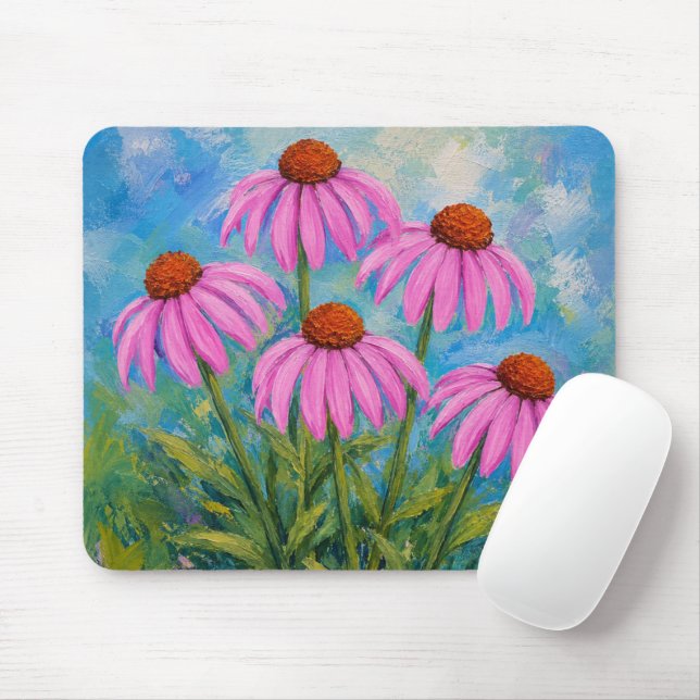 Mousepad Coneflowers (Com mouse)