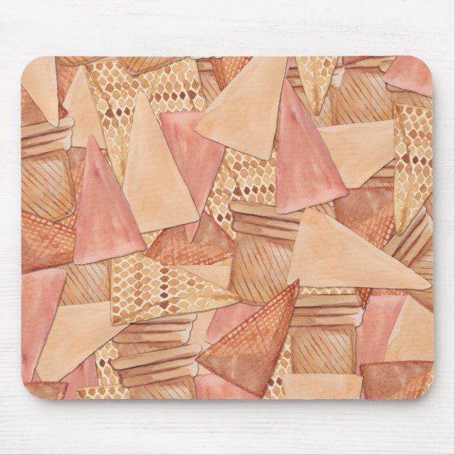Mousepad Cones de sorvete (Frente)