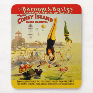 Mousepad Coney Island Sideshow Poster