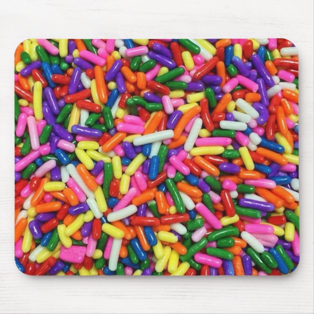 Mousepad Confeitos Coloridos (Frente)