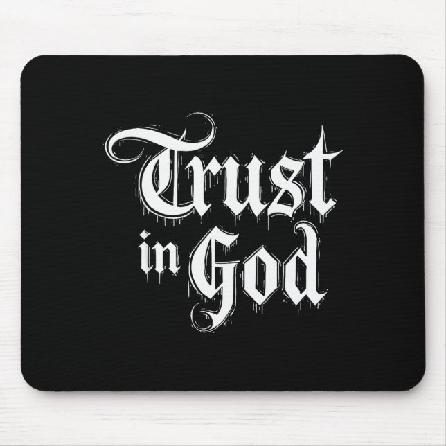 Mousepad Confie em Deus  (Frente)
