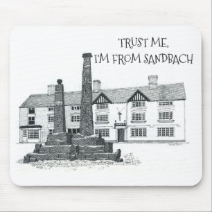 Mousepad CONFIE EM MIM, EU SOU DE SANDBACH (editável)