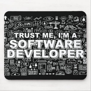 Mousepad Confie em mim sou um desenvolvedor de software