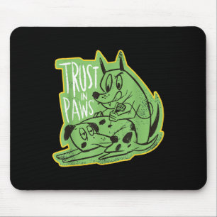 Mousepad Confie Nas Patas - Dois Cães Tatuando Um Ao Outro