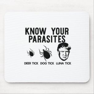 Mousepad Conheça Seus Parasitas Anti-Trump Resistir À Camis
