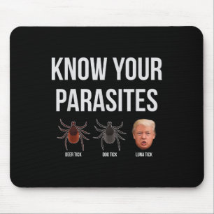 Mousepad Conheça Seus Parasitas Despejam o Presidente Trump