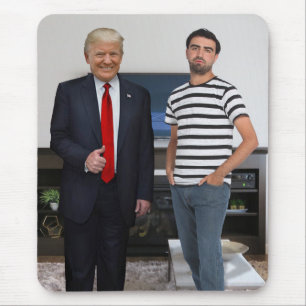 Mousepad Conheceu o Presidente Donald Trump  Adicione Sua F