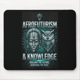 Mousepad Conhecimento de Afrofuturismo máscara africana cor