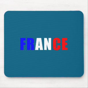Mousepad Conjunto da Bandeira da França Design de Jersey Fr