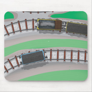 Mousepad Conjunto de Comboios