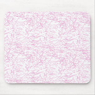 Mousepad Conjunto de Pastas de Arquivo Abstratas Rosa