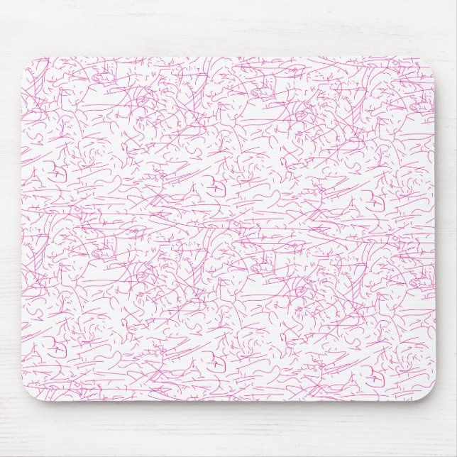 Mousepad Conjunto de Pastas de Arquivo Abstratas Rosa (Frente)