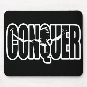 Mousepad CONQUER (Motivação da construção do corpo)