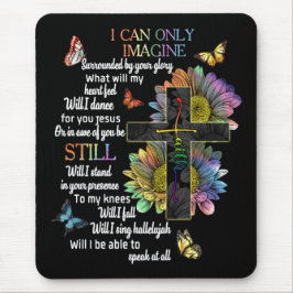 Mousepad Consciência Autista Eu Só Posso Imaginar Jesus Fé