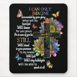 Mousepad Consciência Autista Eu Só Posso Imaginar Jesus Fé